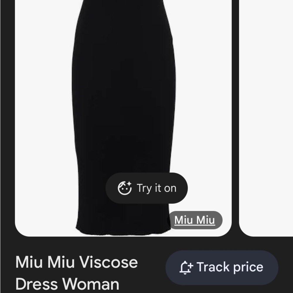 Miu Miu Black Backless Dress - Picture 9 of 10